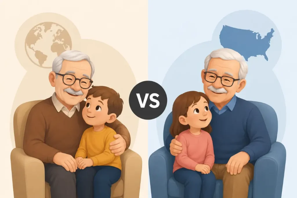 The Difference Between Granddad And Grandpa