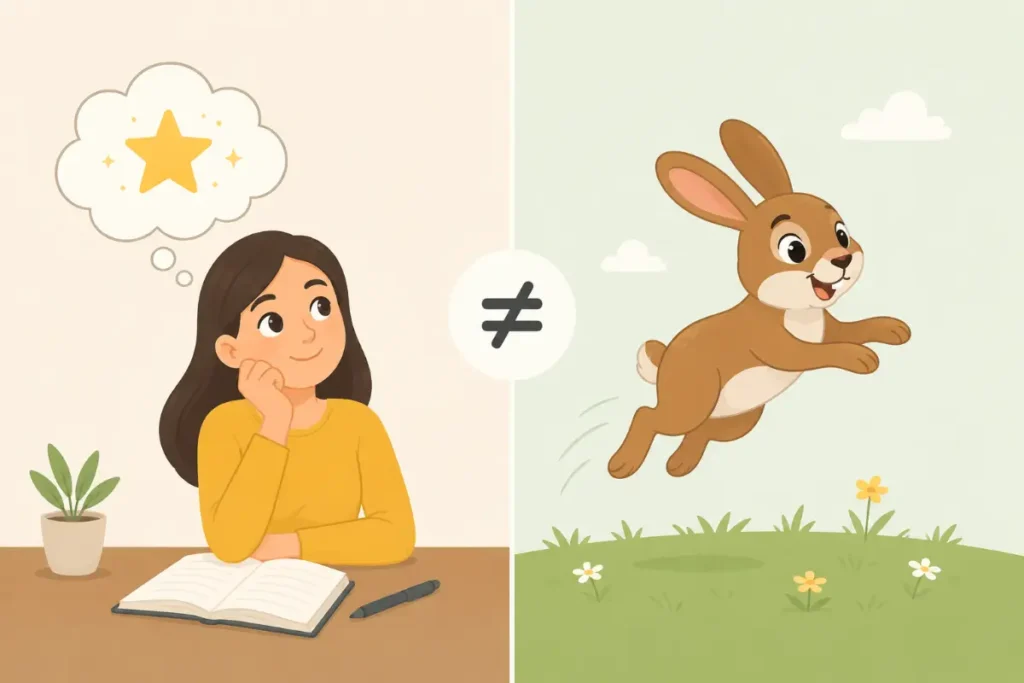 The Difference Between Hoping And Hopping