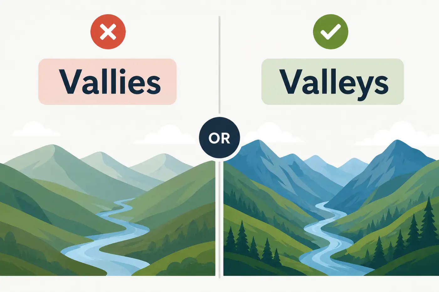 vallies-or-valleys