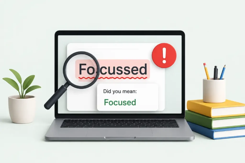 When A Spelling Checker Flags The Word