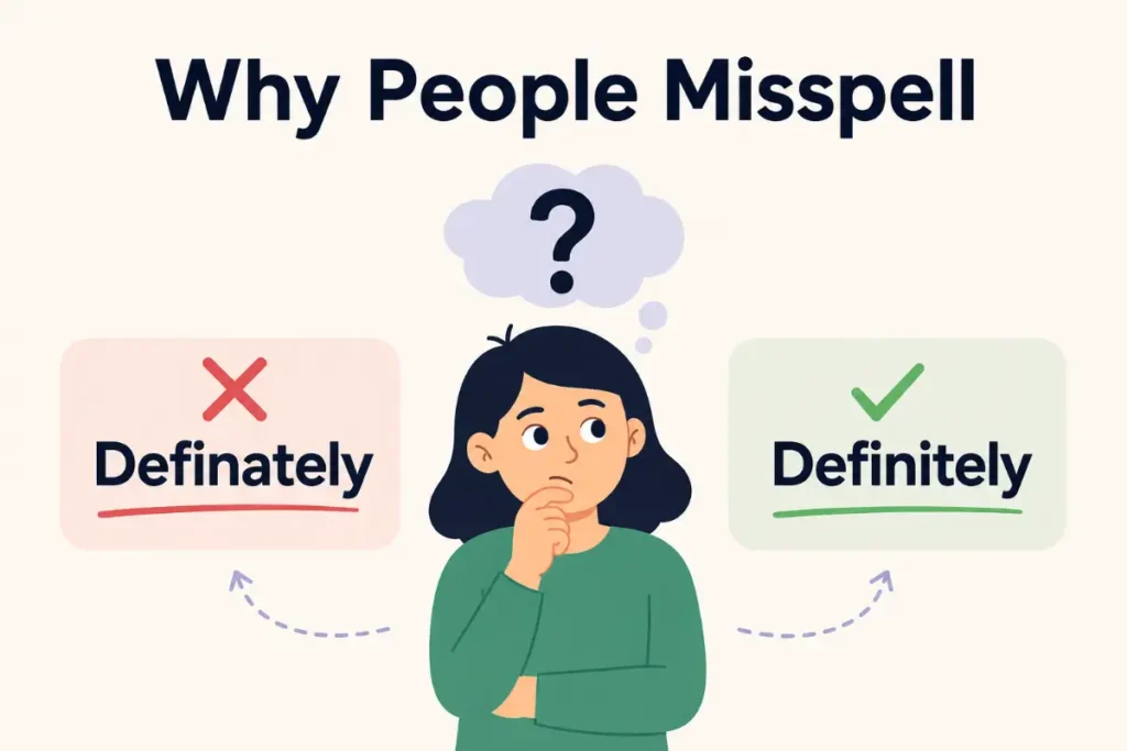 Why People Misspell Definitely