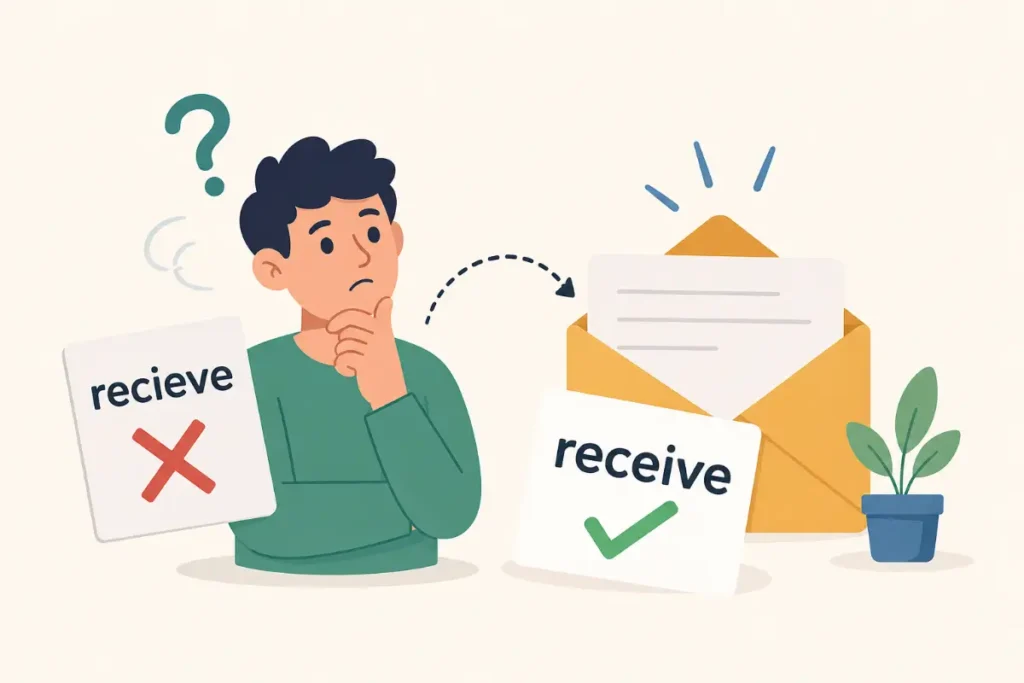 Why People Spell Receive Wrong
