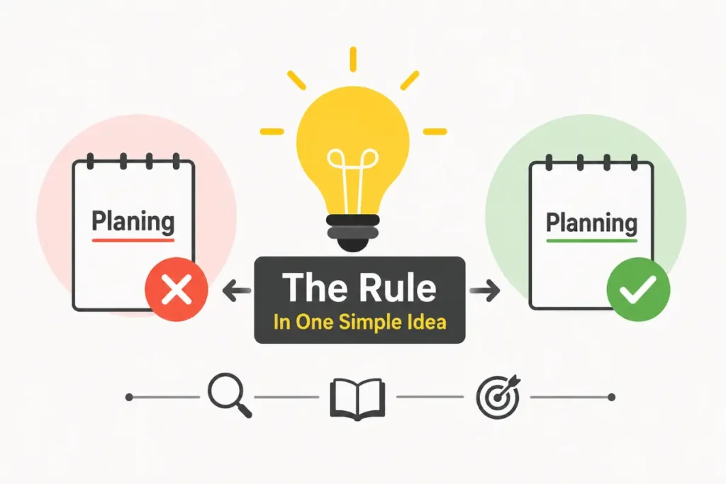 The Rule In One Simple Idea