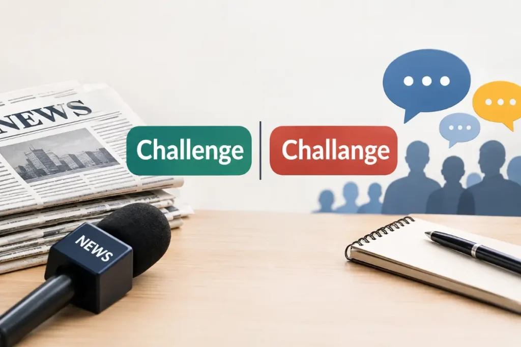 Challenge In News And Public Discussion