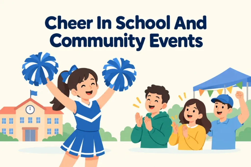 Cheer In School And Community Events
