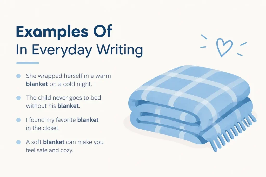 Examples Of Blankie In Everyday Writing