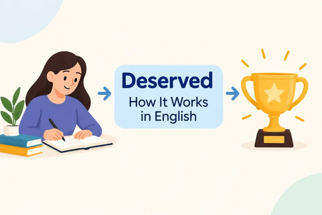 How Deserved Works In English