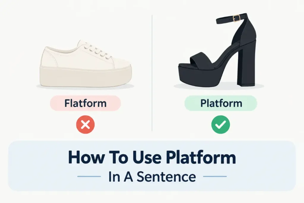 How To Use Platform In A Sentence