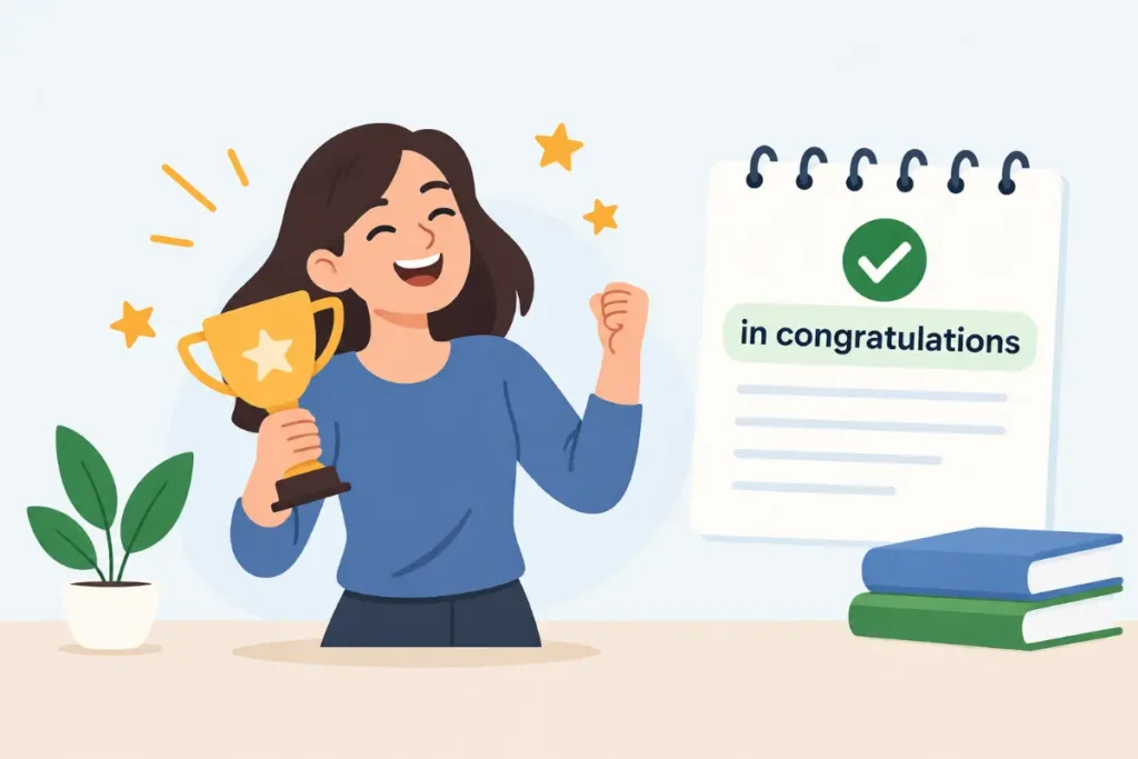 How To Use The Phrase In Congratulations