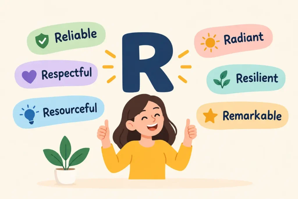 Positive Adjectives That Start With R