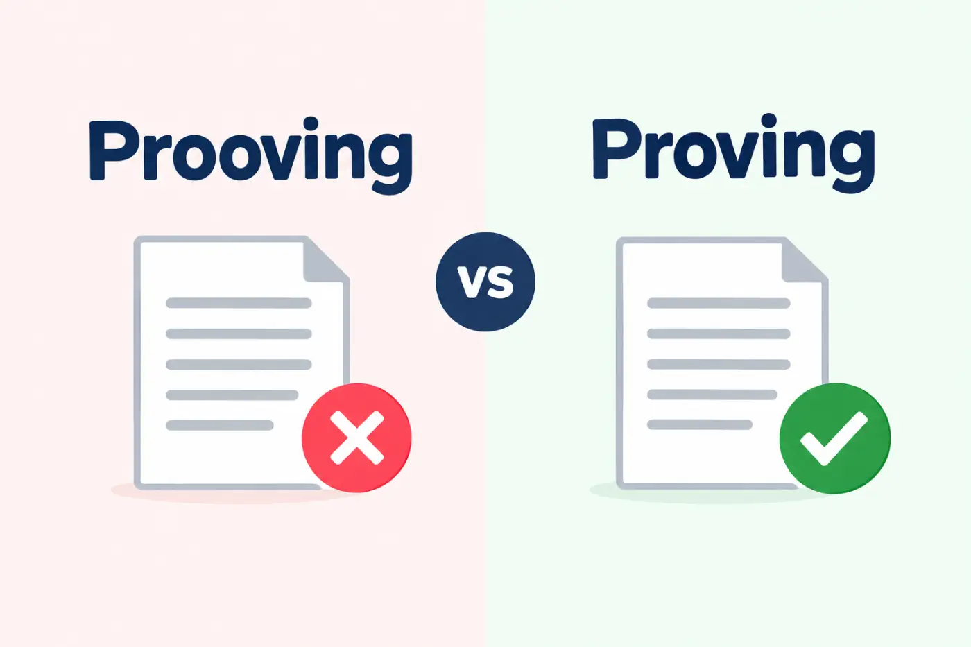 prooving-vs-proving