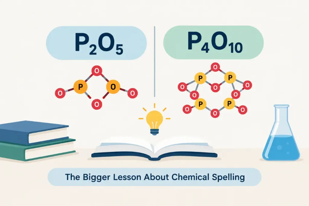 The Bigger Lesson About Chemical Spelling