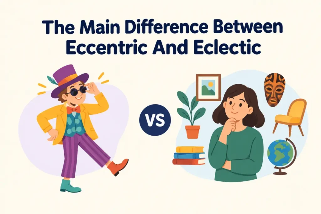 The Main Difference Between Eccentric And Eclectic
