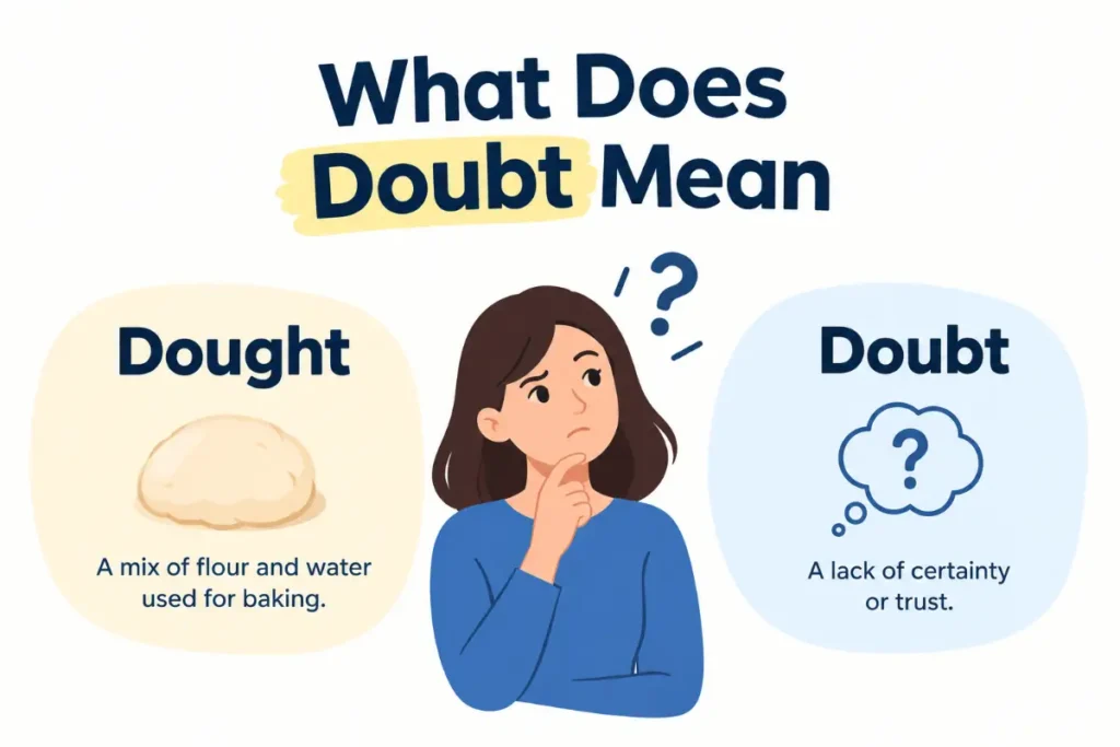 What Does Doubt Mean