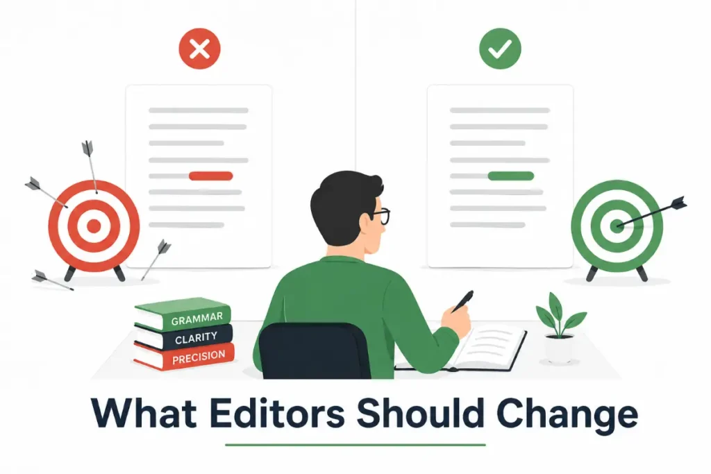 What Editors Should Change
