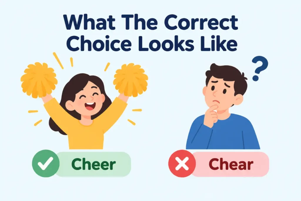 What The Correct Choice Looks Like