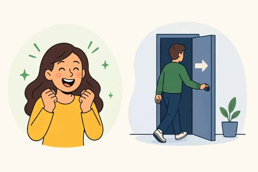 When Excited Describes People
