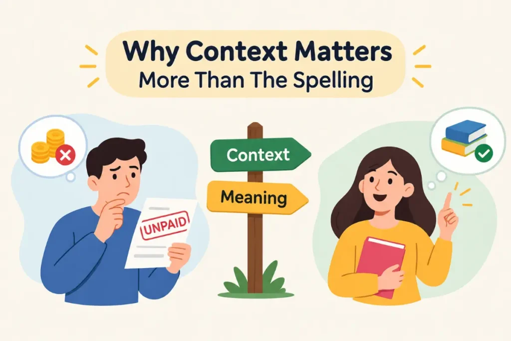 Why Context Matters More Than The Spelling