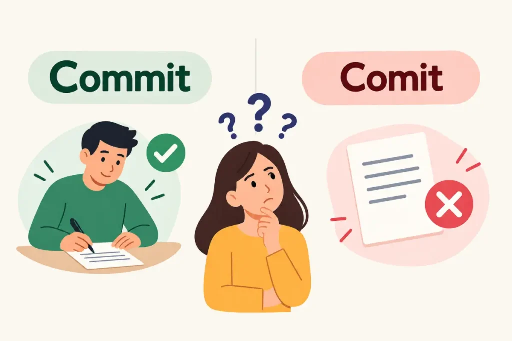 Why People Confuse Commit And Comit