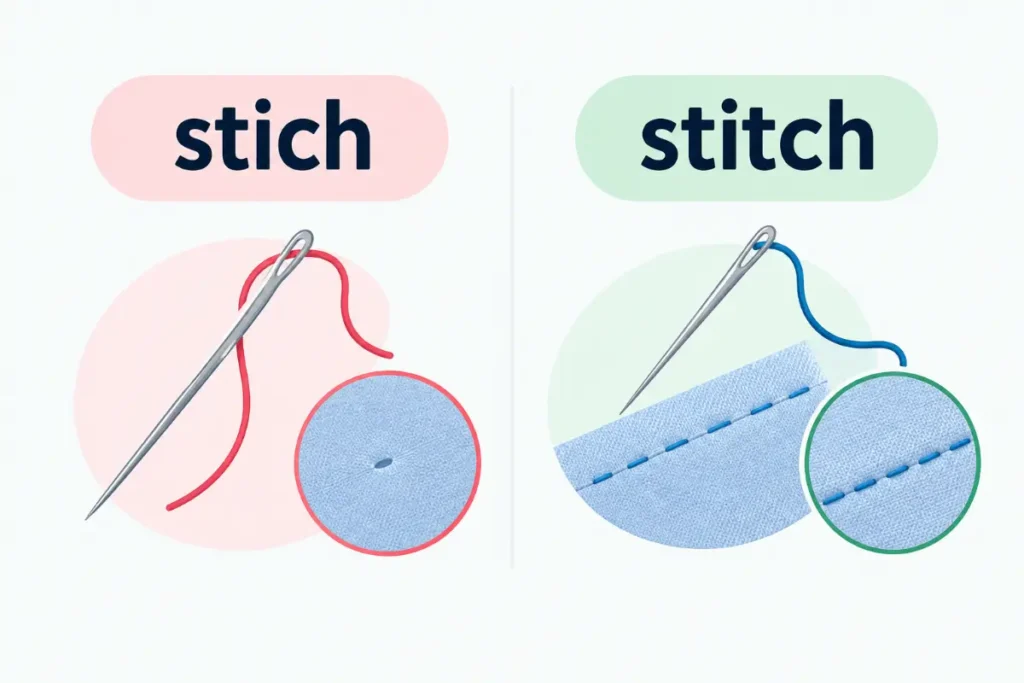 Why People Confuse Stitch And Stich