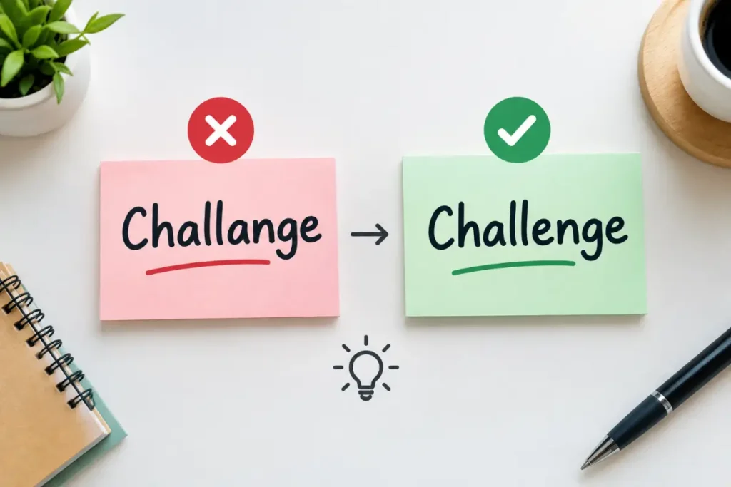 Why People Spell Challenge Wrong