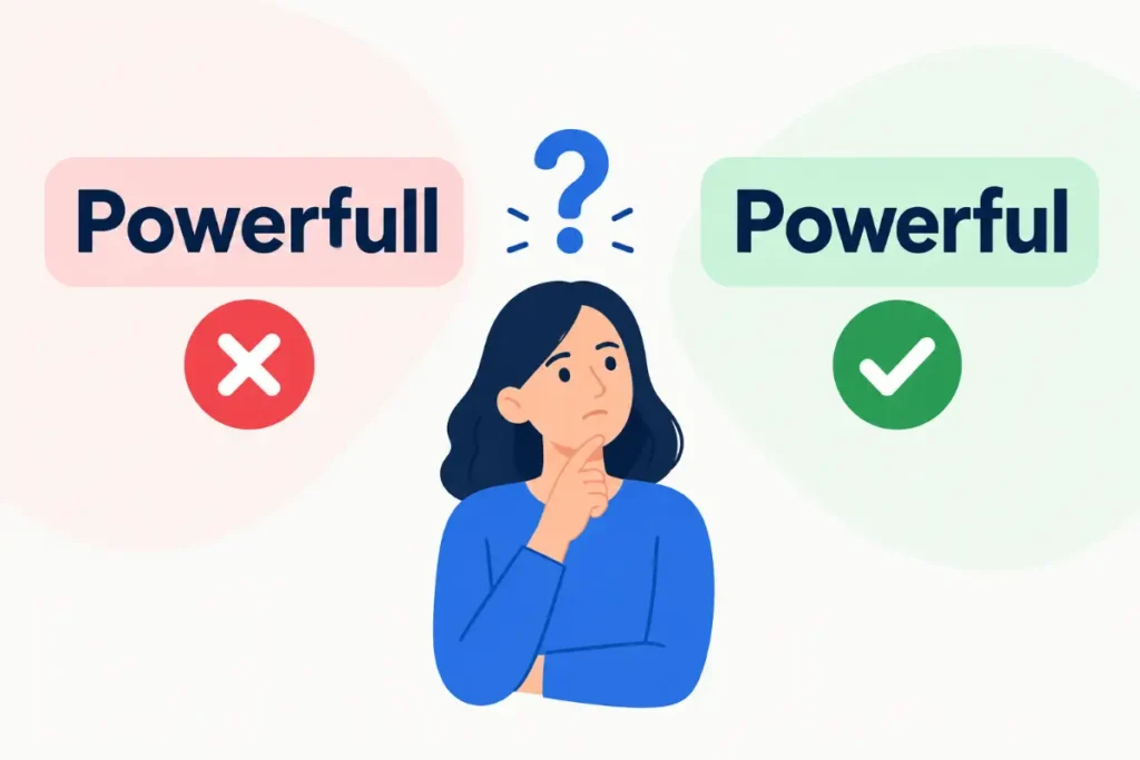 Why People Spell Powerful With Two Ls