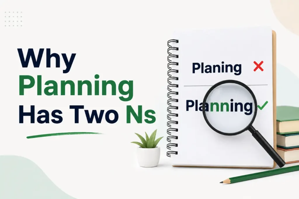 Why Planning Has Two Ns